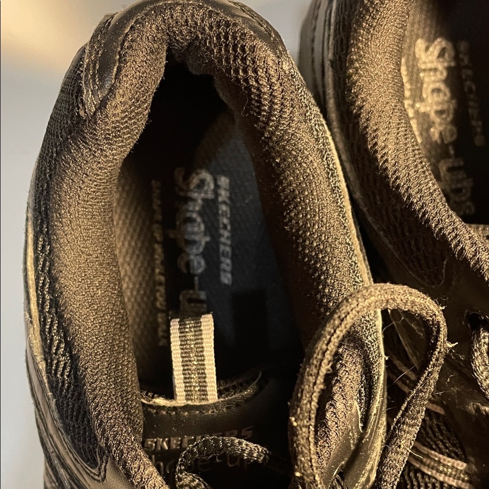 Skechers Black Shape-Ups Athletic Shoes